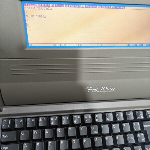 Sharp FW-600 vintage word processor used, fully functional