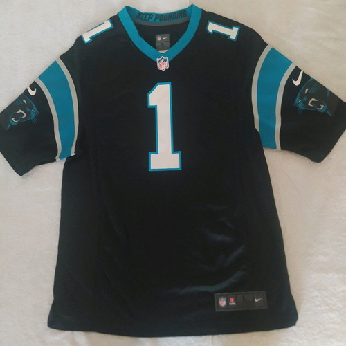 Nike On Field NFL Jersey Cam Newton Carolina Panthers Size L Like New