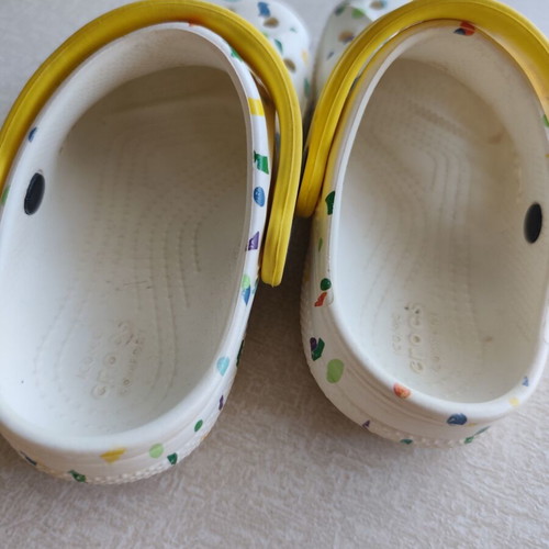 Crocs children's sandals No 9, white and yellow