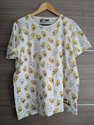 The Simpsons T-shirt σαν καινούργιο, μέγεθος L, πολύχρωμο κίτρινο