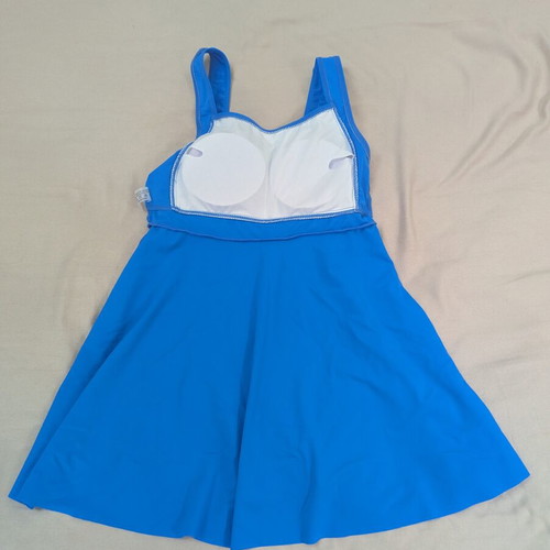 Shein Royal Blue 2-Piece Swim Dress Set like new, size small