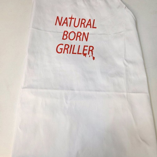 BRQ cooking apron new with natural born griller logo
