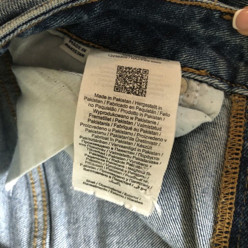 JJXX Women's Slim High Waist Jeans New, Size XS/S, Blue Cotton Stretch