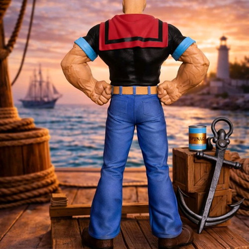 Popeye collectible figure handmade 3D printed new