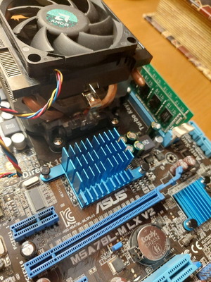 Gaming PC set with AMD FX-6300 CPU, 8GB RAM dual channel, copper cooler, IO shield like new