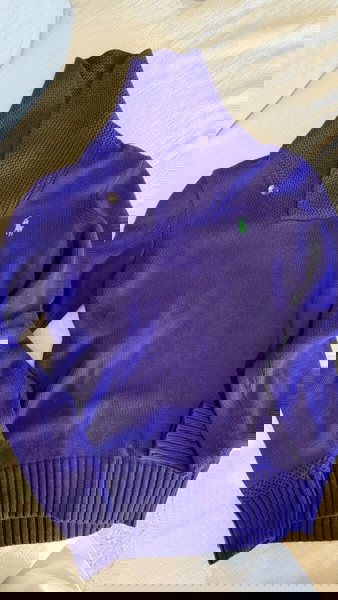 Ralph Lauren μωβ πουλόβερ σε S