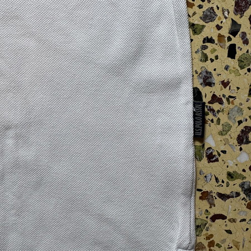 US Polo Assn Vintage White Polo Tee Size Large Like New