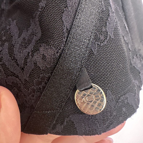 Bustier Med black lace like new, size S