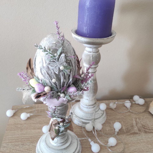 Easter decoration handmade gnome and egg holder new