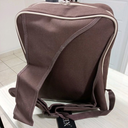 Crossbody bag brown new durable material for daily use