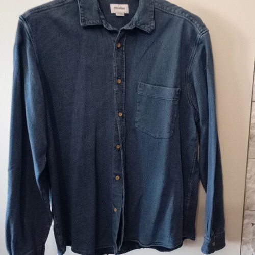 Pull & Bear men's denim shirt blue sizes L XL like new