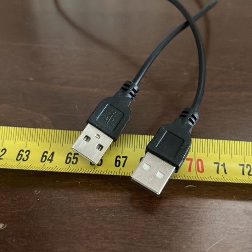 USB cable male to male 50cm like new