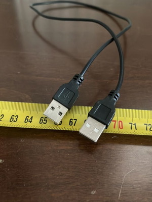 USB cable male to male 50cm like new