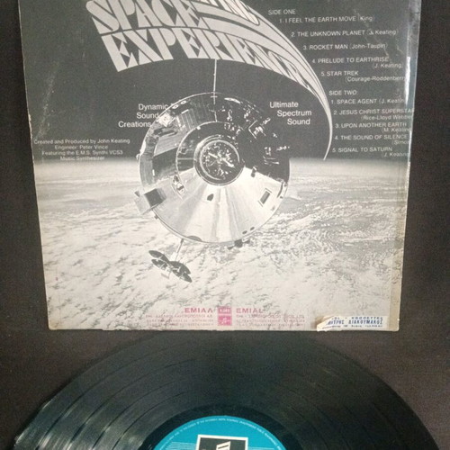 John Keating Space Experience vinyl used, electronic