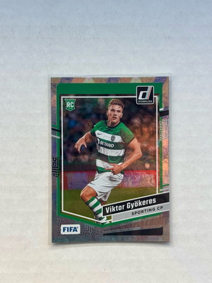 Victor Gyokeres 2023-24 Panini Donruss #159 Silver Cubic Prizm Rookie RC καινούργιο