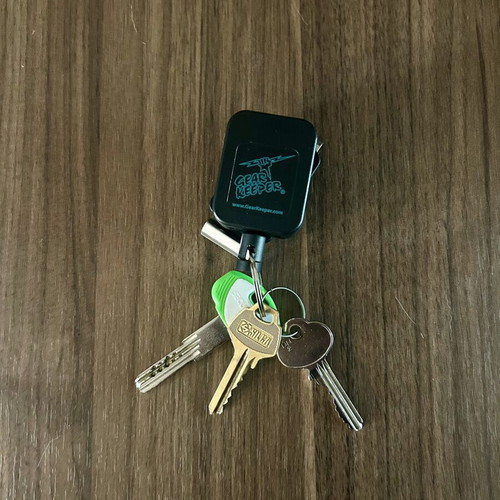 Gear Keeper Locking Retractor used, key return mechanism
