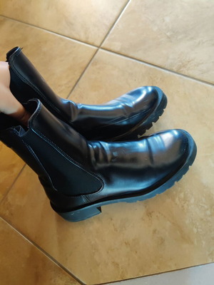 H&M ankle boots, black, size 39