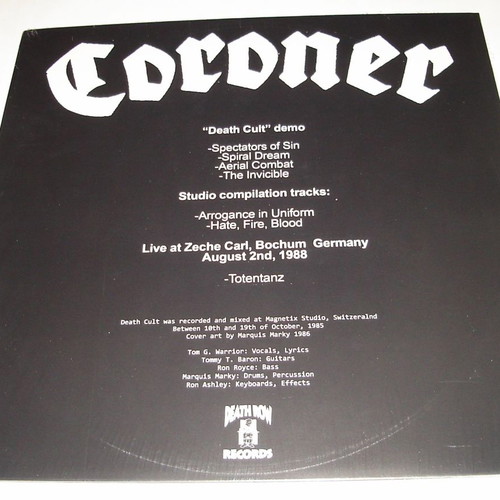 Coroner — Death Cult