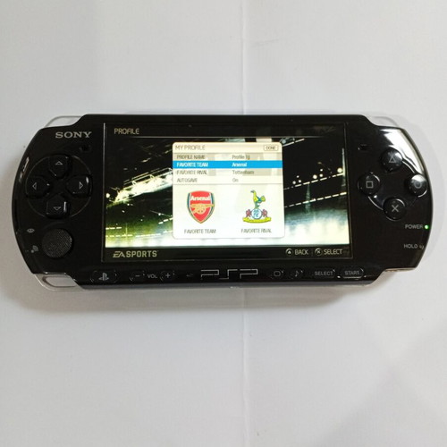 PSP 3000 Console used with charger and FIFA 06 game