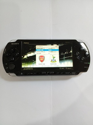 PSP 3000 Console used with charger and FIFA 06 game