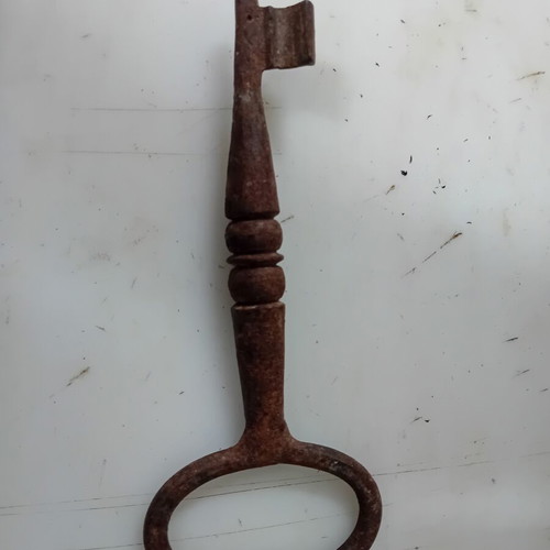 Old large antique key used