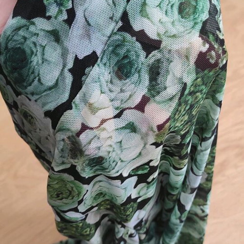 Mesh leggings Ganni like new, green, size XXS