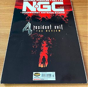 NGC MAGAZINE ISSUE 104 MARCH 2005 UK VERSION NINTENDO GAMECUBE RESIDENT EVIL 4 THE REVIEW RARE!!!!!
