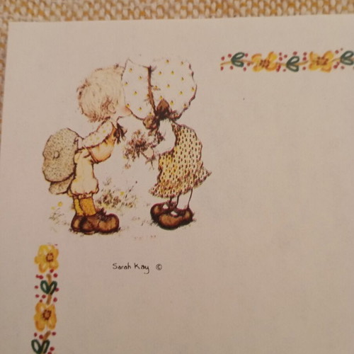 Sarah Kay vintage letter paper like new
