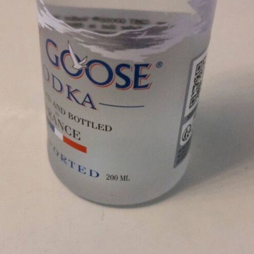 Grey Goose Vodka 200ml sealed collectible bottle