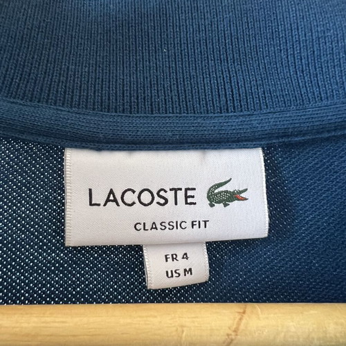 Lacoste men's polo shirt classic fit medium royal blue