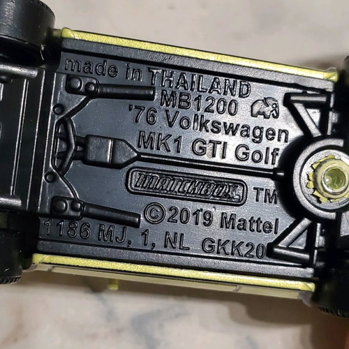 Matchbox Volkswagen Golf MK1 GTI new
