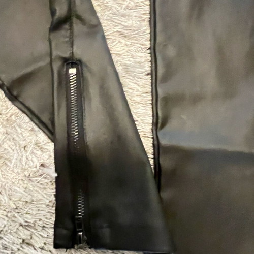 Sinsey pants black leather-look like new, size large