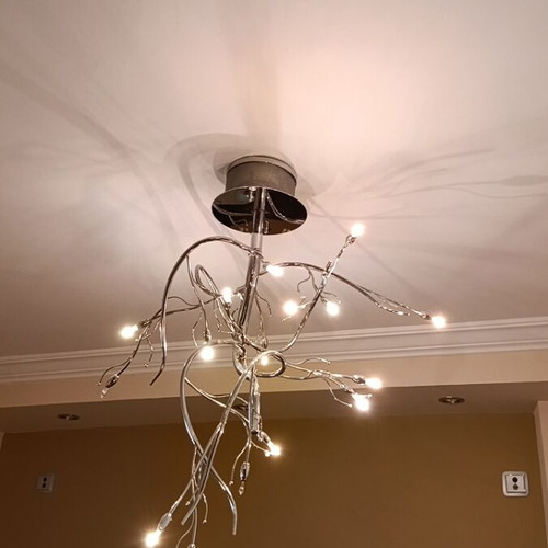 Ceiling lights like new, 2 with 18 bulbs and 1 with 24 bulbs