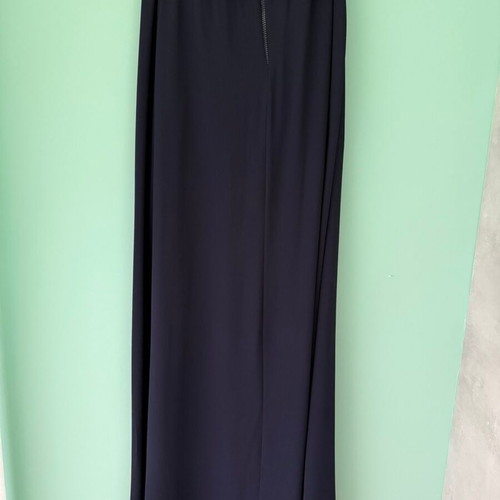 Zini blue elegant long skirt like new, size S