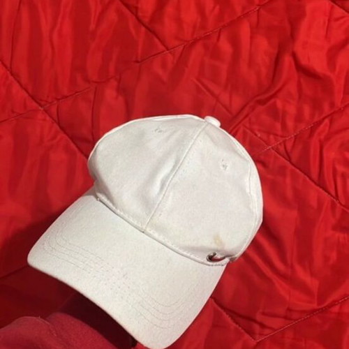Nike hat used, white, one size