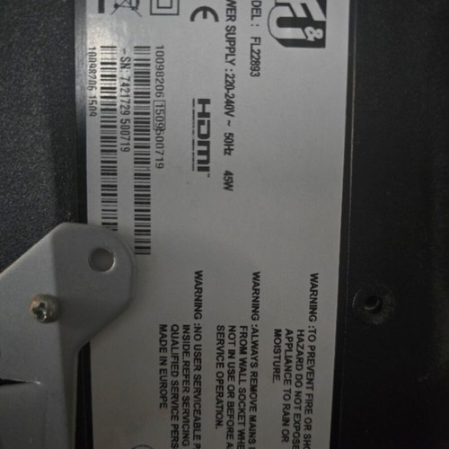 F&U TV used without stand and remote