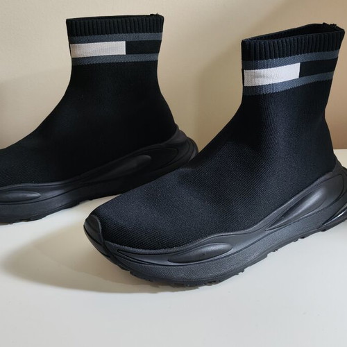 Tommy Jeans Sock-Sneaker size 40, like new, black knit mid cut