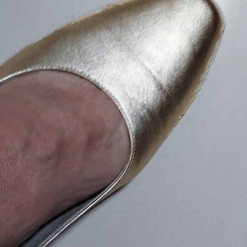Boxer Soft Anatomical Leather Platforms Size 38 New Gold