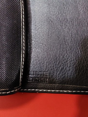 Prince Oliver Wallet new, leather, black, 13 card slots