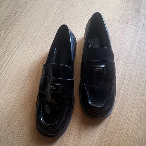 DKNY loafers used, size 38.5, black