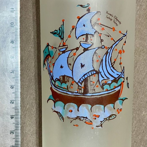 Collectible Lumidis Papagalos Water Glasses set of 3 like new