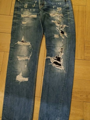 Takesi Kourosava jeans like new with rips and inner lining