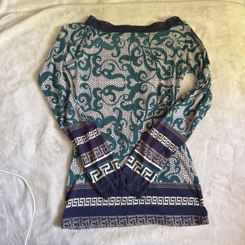 Womens Long Sleeve Shirt Merimar used, size M, colorful