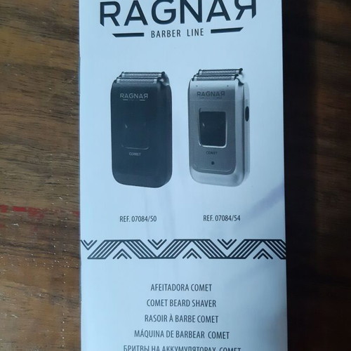 Eurostil Ragnar Comet Black shaver like new, rechargeable
