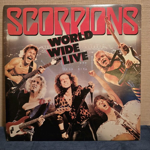 Scorpions World Wide Live double vinyl record used, rock