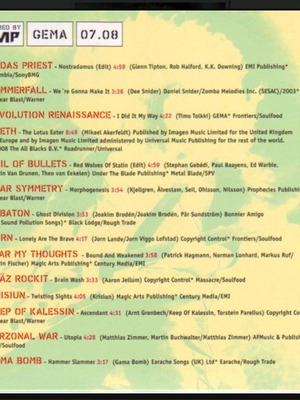 Dynamit Vol. 61 CD used, metal compilation