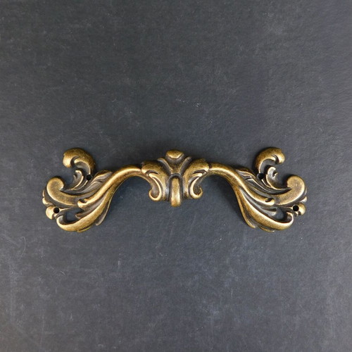Furniture drawer handle bronze 10 cm
