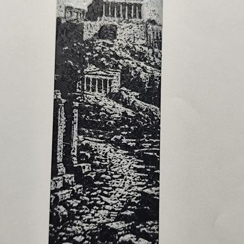 Bookmark new with 3D printed design