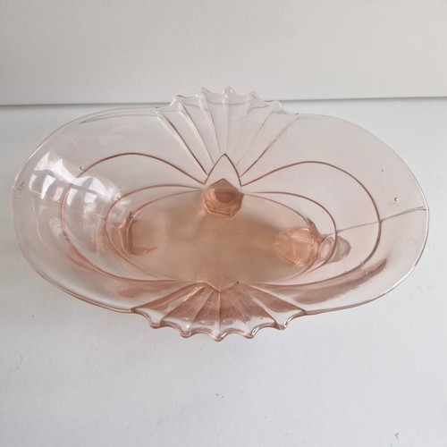 Fruit bowl in salmon color vintage in very good condition