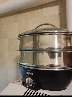 Ατμομαγειρας magimix inox + γυαλί
